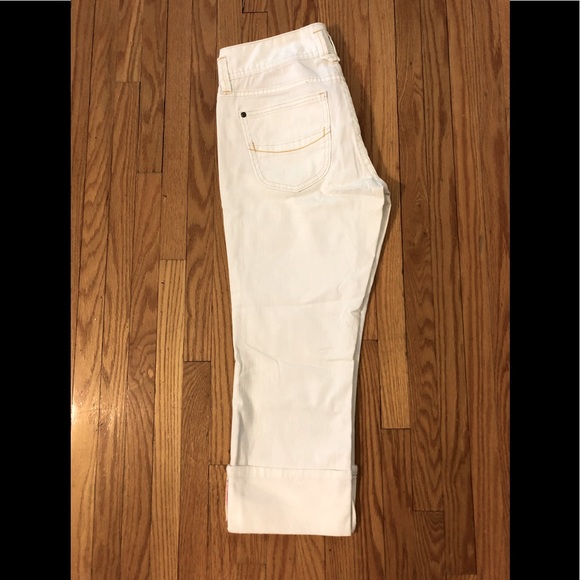 GAP cropped white jeans with trim, not worn - Picture 4 of 6